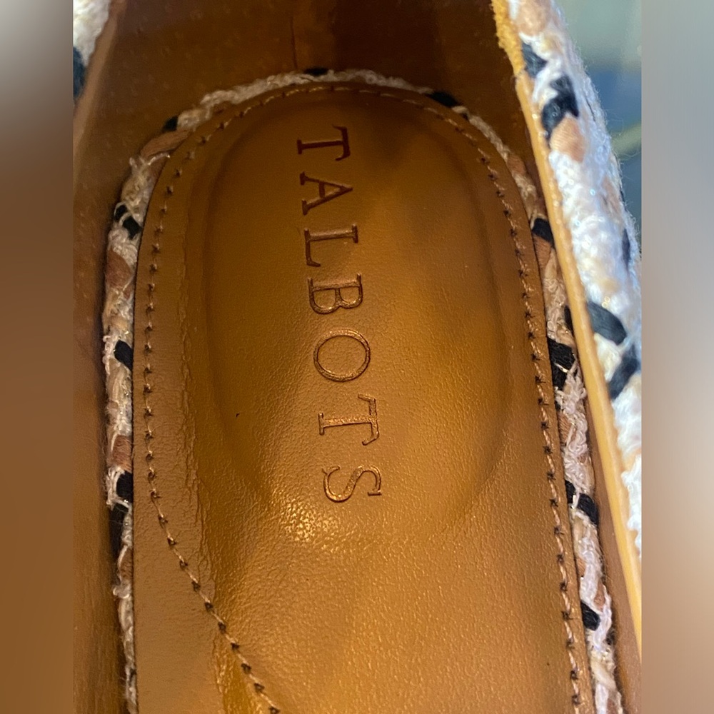Talbots Tweed Kayla Block Heel Pumps with  Buckle - Picture 5 of 9